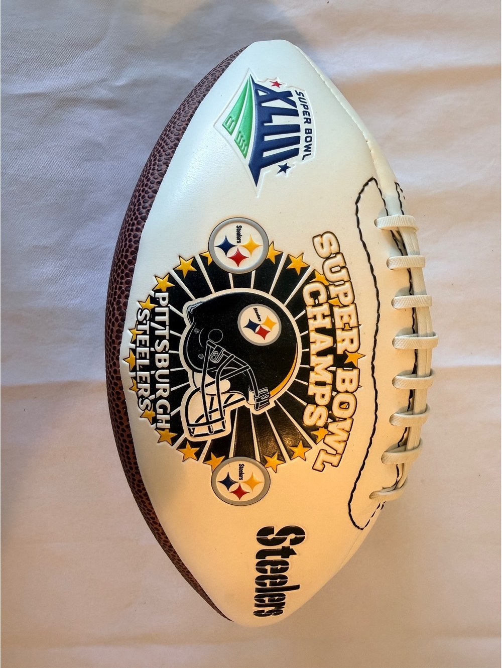 Pittsburgh Steelers Super Bowl XLIII Champions Commemorative Football 2008